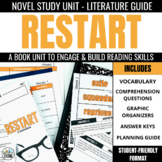 Restart Novel Study: Printable Comprehension Questions & V