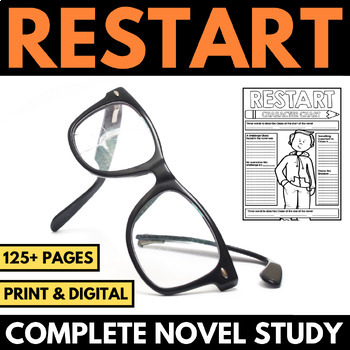 Preview of Restart Novel Study Projects - Restart by Gordon Korman Questions and Activities