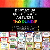 Restate the Question BUNDLE (Restating Questions in Answers)