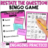 Restate the Question Bingo Game