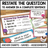 Restate the Question Practice | 5 Day Unit