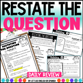 Restate the Question Practice Worksheets for 3rd, 4th, and