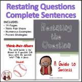 Restating the Question Teaching Students How to Write Comp
