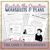 Restating the Question Worksheets and Lesson Plans with Di