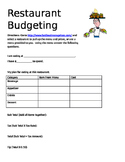Restaurant Budgeting Packet
