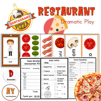 Preview of Restaurant Math  | Dramatic Play Restaurant Menu | Restaurant Dramatic Play