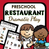 Restaurant Dramatic Play Preschool Pretend Play Pack