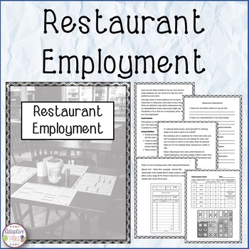 Preview of Restaurant Employment