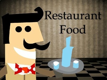 Preview of Restaurant Food - ESL / EFL Powerpoint Presentation & Game