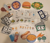 Restaurant Game for Ages 5 - 7 / Grades Pre-K - 3 | Money 