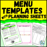 Restaurant Menu Templates for Projects