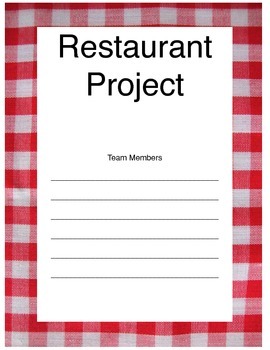 Preview of Restaurant Project (A Simulation Activity)