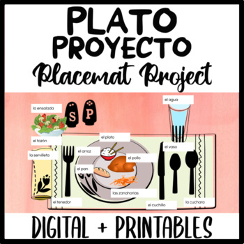 Preview of Spanish Restaurant Plate And Table Setting Project | Restaurante Plato Proyecto