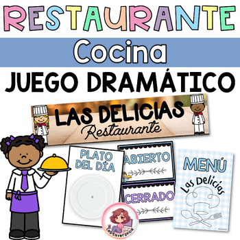 Preview of Restaurante. Simbólico/ Restaurant Dramatic Play Spanish