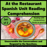 Restaurante Spanish Restaurant Food Unit Reading Comprehen