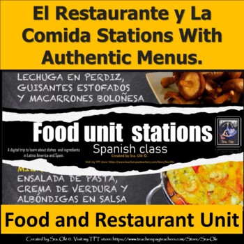 Preview of Restaurante y Comida Reading Stations Using AR Menus Restaurant & Food Unit