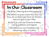 Restitution-Inspired Classroom Beliefs Poster