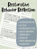 Restorative Behavior Reflection