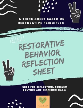 Preview of Restorative Behavior Reflection Sheet