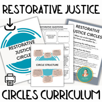 Preview of Restorative Justice Circles Curriculum, Community Building, Conflict Resolution