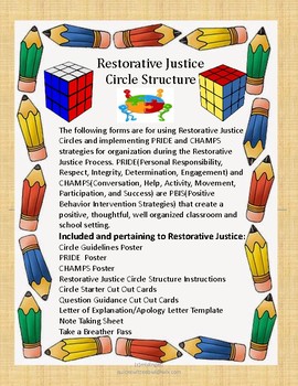 restorative justice quick circles by quick witted owl