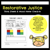 restorative justice worksheets teaching resources tpt