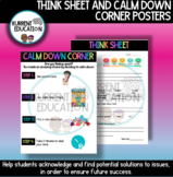 Restorative Practice Think Sheet and Classroom Management Posters