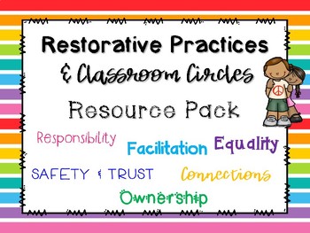 Preview of Restorative Practices & Classroom Circles Resource Pack