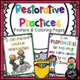 Restorative Practices Posters and Coloring Pages