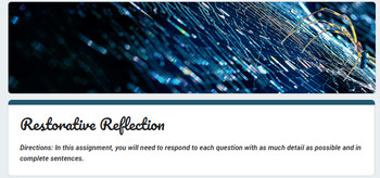 Preview of Restorative Reflection