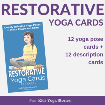 Preview of Restorative Yoga Cards for Kids