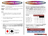 Restoring Order - 1st Grade Math Game [CCSS 1.NBT.B.3]