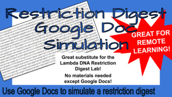 Preview of Restriction Enzyme Digest Using Google Docs "Lab"