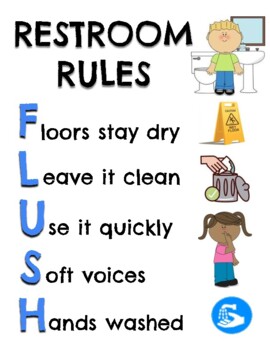 Preview of Restroom Rules