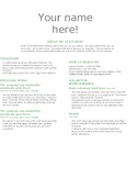 Resume Builder: A detailed resume template with tips!