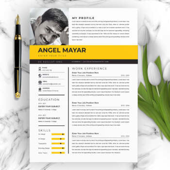 Preview of Resume CV Template | HR CV Download