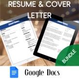 Resume & Cover Letter Student Templates - Google Doc