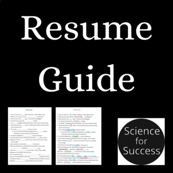 Preview of Resume Guide - 7 Tips for Resume Writing