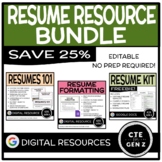 Resume Resource BUNDLE - Complete Unit - Google Classroom 