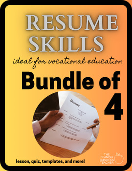 Preview of Resume Skills Bundle