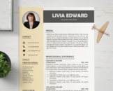 Resume Template, Curriculum Vitae Format for Word