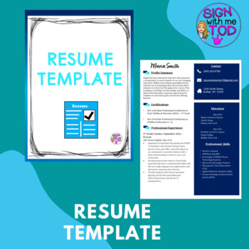 Preview of Teacher Cover Letter, Resume, and References Template - Microsoft PowerPoint