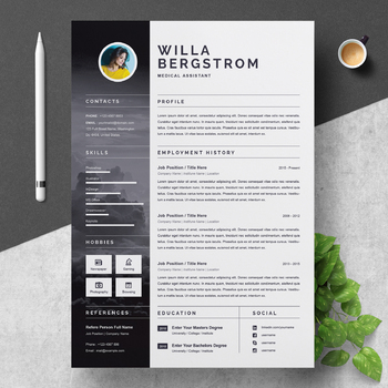 Preview of Resume Template for Medical Assistant