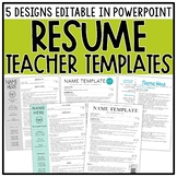 Resume Templates - Editable