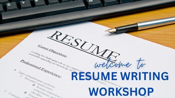 Preview of Resume Workshop
