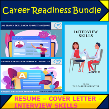 Preview of Resume Writing - Cover Letter - Interview Skills Bundle