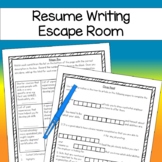 Resume Writing Escape Room