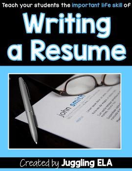 Preview of Resume Writing With Your Students