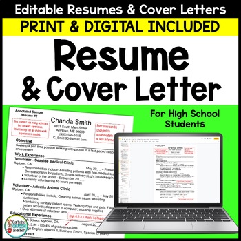 resume writing lessons and activities