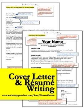 Resume and Cover Letter Writing for College & Career Readiness by ...